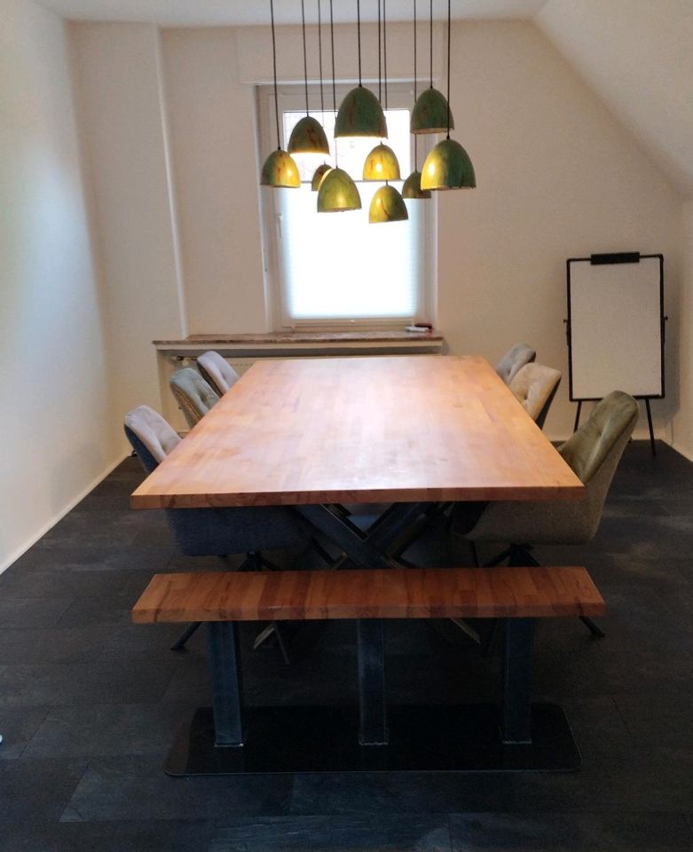 Esstisch mit 2 Banken Holz Küchentisch in Warendorf