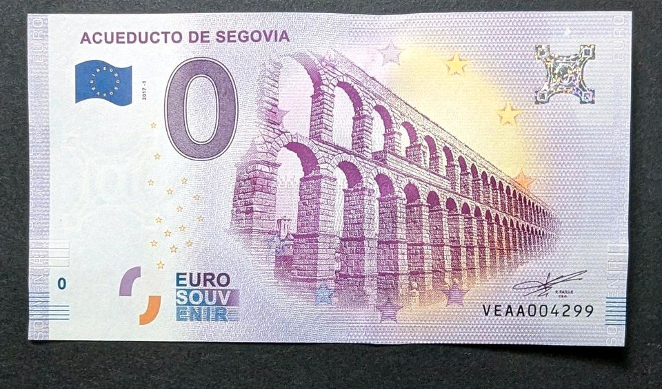 0 Euro Souvenirscheine Spanien 2016-2020 in Leverkusen