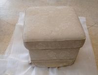 Retro Hocker Webstoff beige Blumenmuster ca 60 x 60 Baden-Württemberg - Nagold Vorschau