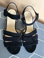 Gabor Plateau-Sandalen, Veloursleder, Schwarz, 38, TOP! Schleswig-Holstein - Kaltenkirchen Vorschau