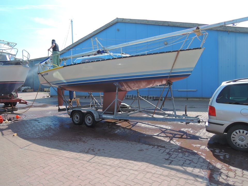 X-Yachts / X79 / Nr. 391 mit Straßentrailer in Fehmarn