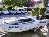 Honwave T40 Schlauchboot 20PS Mercury Trailer Vollausstattung Baden-Württemberg - Immenstaad Vorschau