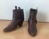 Coole Leder-Stiefelette, Cowboy / Biker Boot Style, braun, Gr. 37 Altona - Hamburg Sternschanze Vorschau