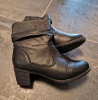 Stiefeletten Winterstiefel Leder Gefüttert Gr 36 Schwarz Essen - Essen-Ruhrhalbinsel Vorschau