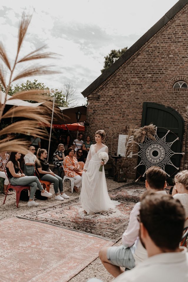 VERLEIH Makramee Traubogen Hintergrund Fotowall rund 2m in Moers