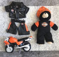 Build a Bear Set Harley Davidson Motorrad Teddy Lederjacke Schleswig-Holstein - Schönberg (Holstein) Vorschau