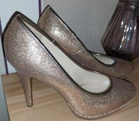 Damen Pumps High Heels Damenschuhe Gr.39 goldfarben top Wiesbaden - Mainz-Kastel Vorschau