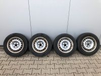 Stahlfelge 6,5 x 15 ET 42 mit Matador 195/65 R15 91T M+S Bayern - Leutershausen Vorschau