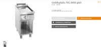 Bartscher Grillplatte 700 Elektro Neu und orginal Verpackt Baden-Württemberg - Bretten Vorschau