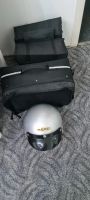 Motorrad Satteltaschen mit Motorrad Helm Bayern - Coburg Vorschau