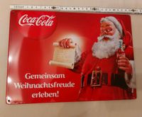 Coca Cola,Weihnachten,Blechschild Rheinland-Pfalz - Nierstein Vorschau