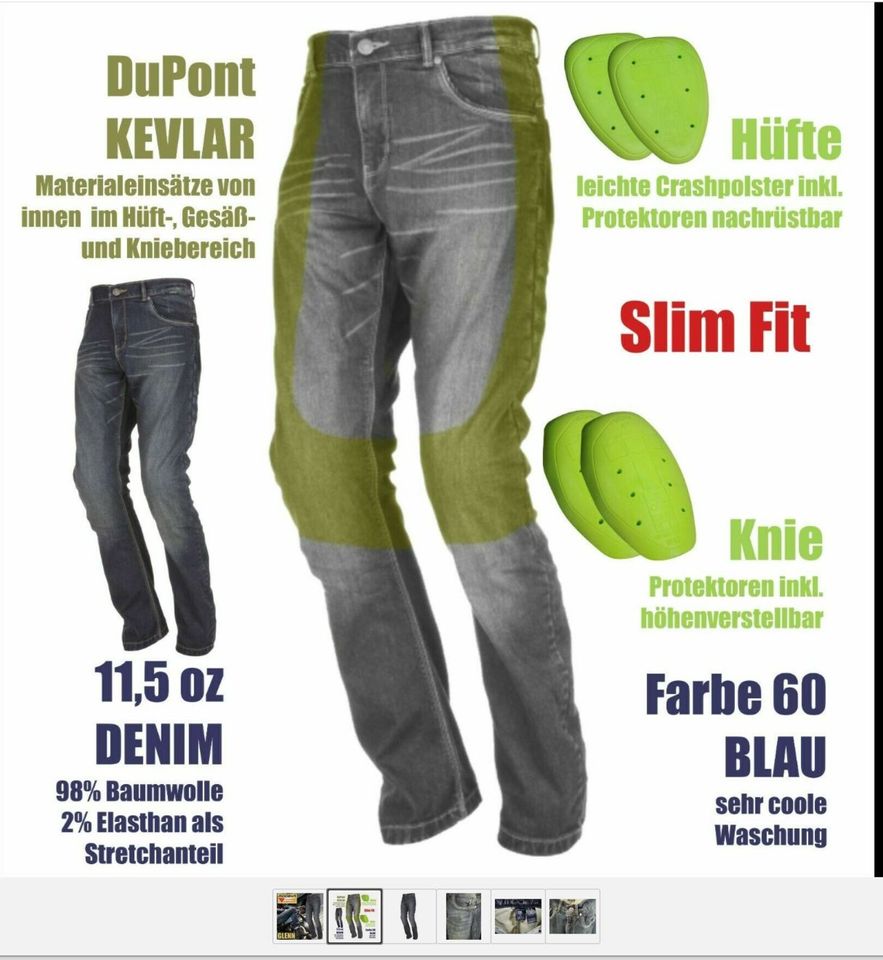 Biker Jeans der Marke Modeka - Modell "Glenn" in Büdingen