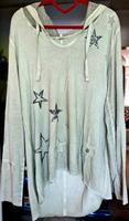 Tredy Sweatshirt Kaputzen Shirt Sterne Mint Silber Steinchen Dortmund - Asseln Vorschau