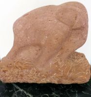 Große Sandstein Skulptur 1 Stein Elefant Figur Bildhauer Kunst Leipzig - Schleußig Vorschau