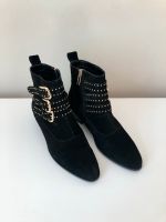 Wildleder Boots Stiefeletten Chloé-Style schwarz NEUwertig Düsseldorf - Oberkassel Vorschau