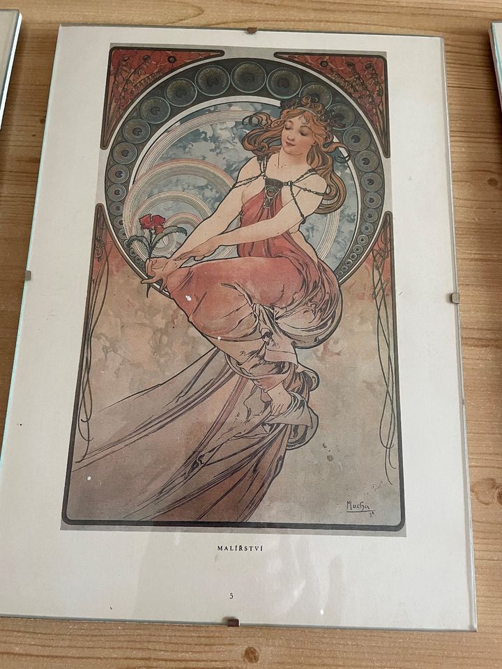 3 Drucke von Alfons Mucha in Flörsheim am Main