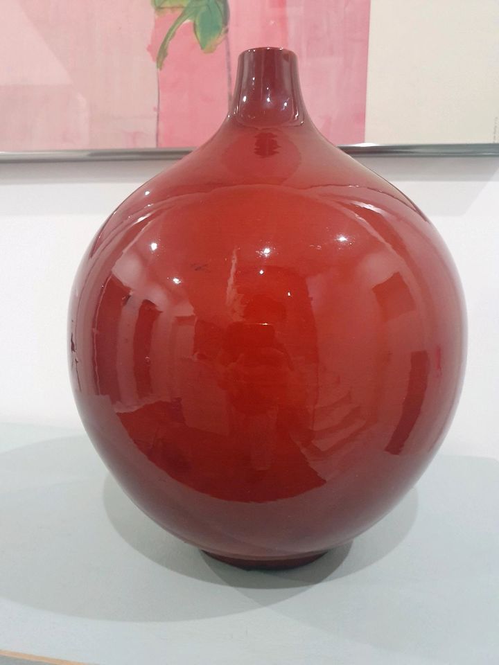 Edel asiatische Kugelvase Dickbauchvase Vase minimalistisch in Wetzlar