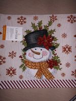 Tischdecke Tischläufer Weihnachten Winter Schneemann 32x150 cm Hessen - Bad Soden-Salmünster Vorschau