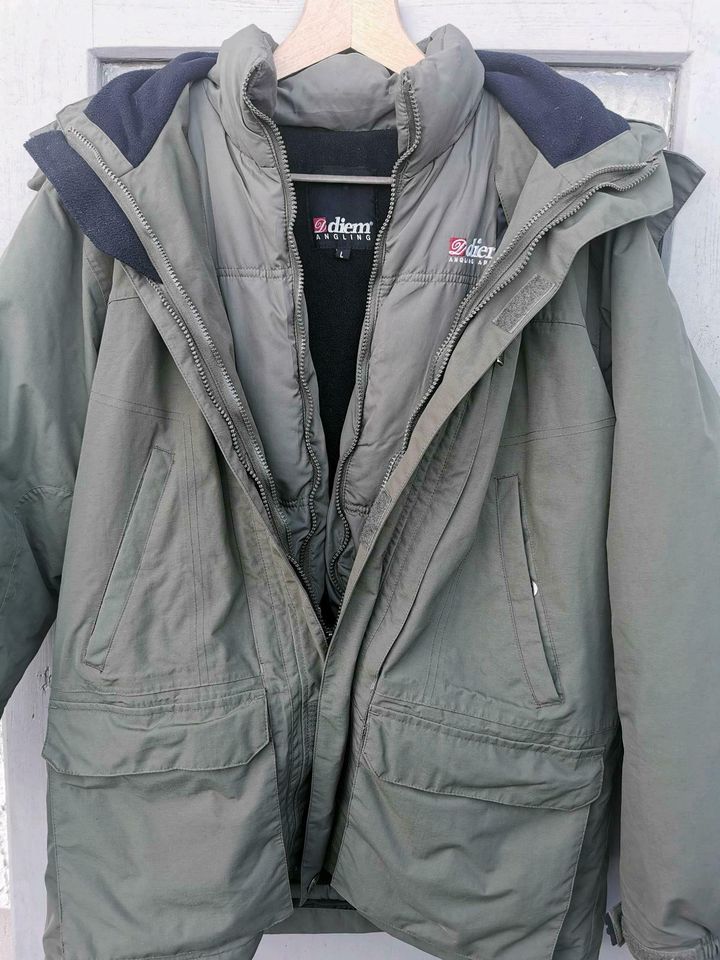 DIEM Jacke / Parka mit 2. Dauneninnenjack Gr. L zum Angeln in Frensdorf