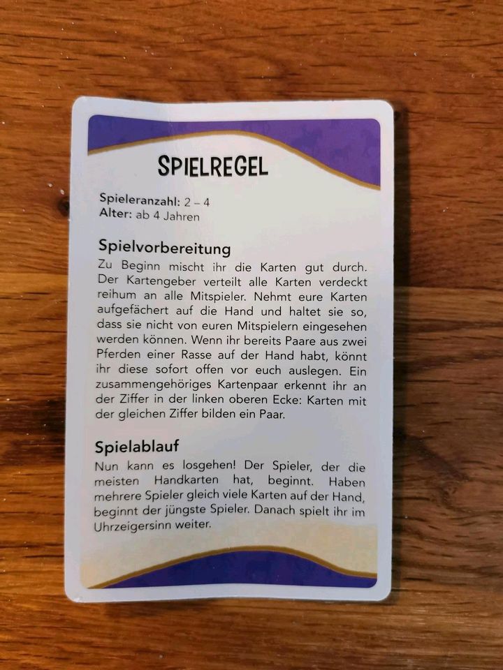 Schleich Pferdefreunde Quartettspiel in Reilingen