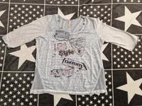 Tredy gr. 46 damen dünner Pulli 3/4 arm grau blau glitzer Niedersachsen - Gifhorn Vorschau
