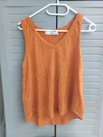 schönes rostbraunes Top Mango Leinen Trägershirt Gr. S Dortmund - Brechten Vorschau