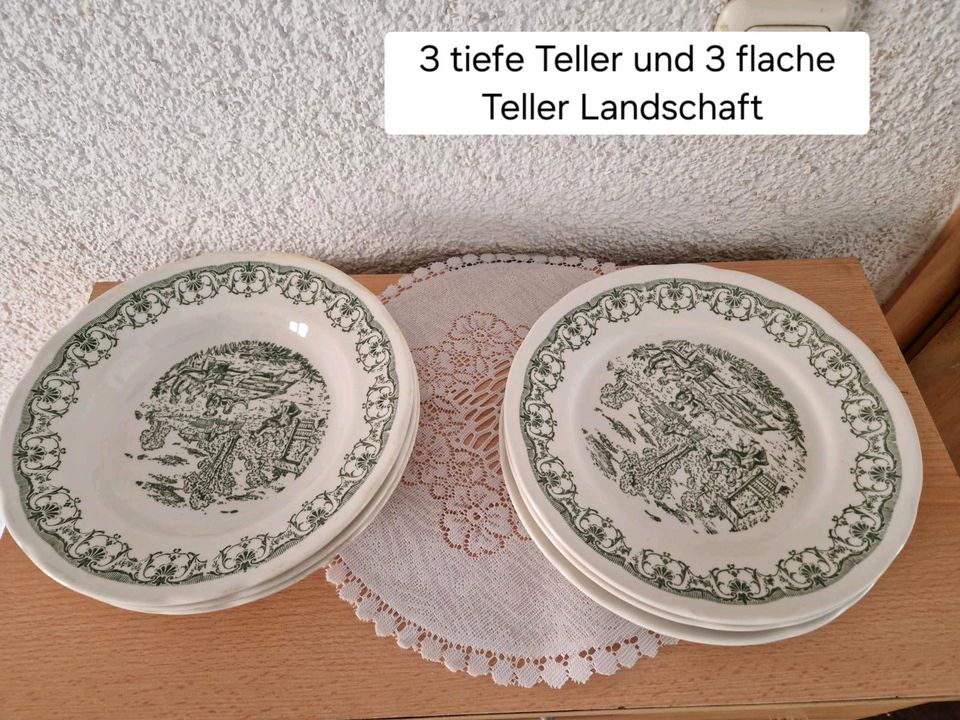 Tiefe und Flache Teller unbenutzt in Erfurt