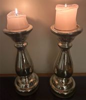 2 Kerzenständer Silber  Antikstyle / Look Leuchter Kerzenhalter Niedersachsen - Osterholz-Scharmbeck Vorschau