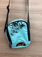 Kleine Handtasche von Jack Wolfskin in mint mit Blumendruck Niedersachsen - Bückeburg Vorschau