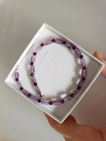 ECHTES EDELSTEIN ARMBAND MIT FLIEDER AMETHYST UND GRANAT 925 SILB Hessen - Offenbach Vorschau