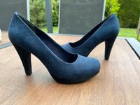 Pumps Gr. 39 * dunkelblau mit Glitzer * Van der Laan *neuwertig!! Nordrhein-Westfalen - Lippstadt Vorschau