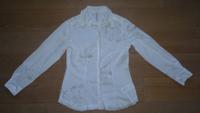 Bluse Gr. 36 von OUI Moments Weiß mit Blumenmuster in beige Hemd Bayern - Pinzberg Vorschau