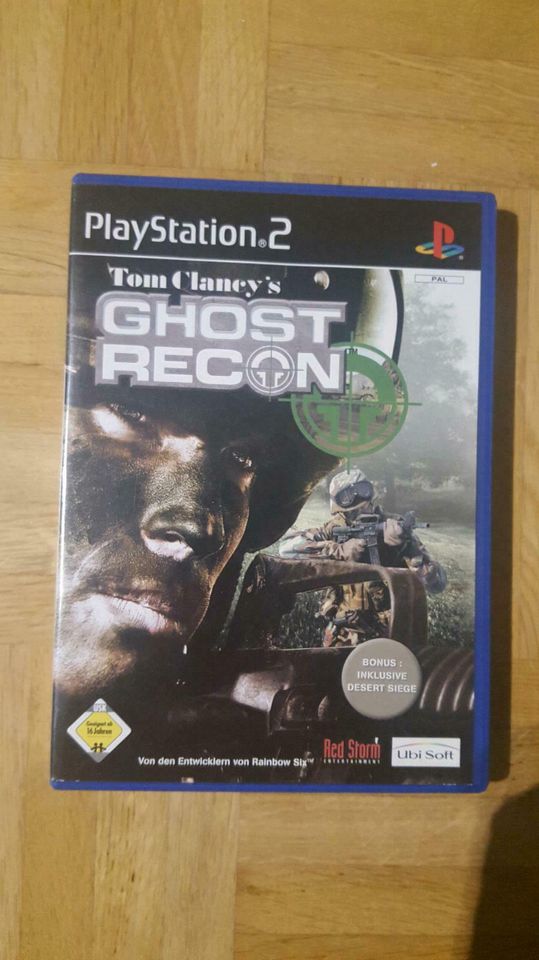 PS2 Playstation 2 Tom Clancy's Ghost Recon Desert Siege FSK 16 in Gaggenau