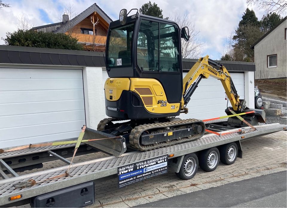 Transporteur,Transport,Trailern,von a nach b,überführen, in Blindheim