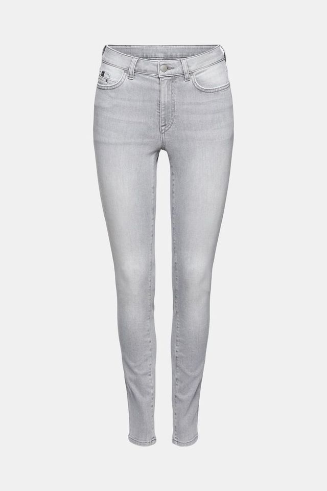 ESPRIT Superstretch-Jeans, SKINNY medium rise GREY LIGHT 30/28 in Böhmenkirch