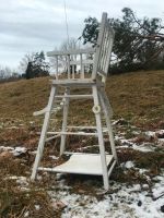 Combelle Kinderstuhl  Hochstuhl vintage Holz weiß Bayern - Baierbach Vorschau