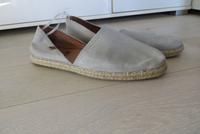 2 Go Fashion Espandrilles Sandalen Gr. 38 grau Glitzer Leder Hessen - Bad Soden-Salmünster Vorschau