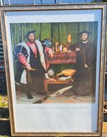 Hans Holbein "The Ambassadors" Kunstdruck mit Holzrahmen vintage Baden-Württemberg - Mannheim Vorschau