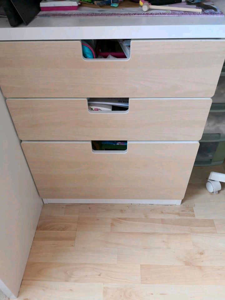 Ikea Hochbett mit Schreibtisch schrank kinderzimmer Stuva Mädchen in Wuppertal