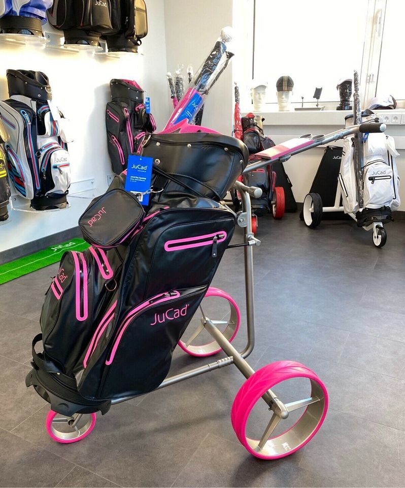 JuCad Titan Classic Elektro Golftrolley Pink Lady - Komplettset in Limburg