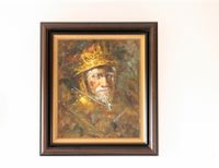 Ölgemälde "Mann mit den Goldhelm" nach Rembrandt 81 x 71 cm Niedersachsen - Stuhr Vorschau