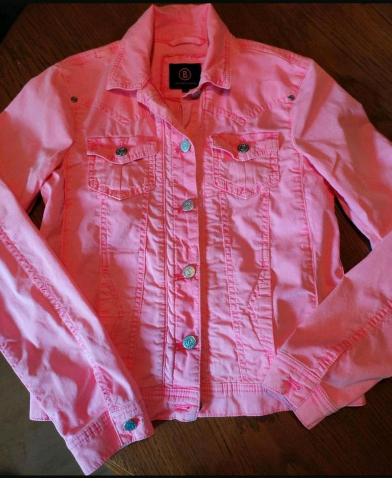 BOGNER Jeansjacke Gr.S pink inklusive Versand in Spelle