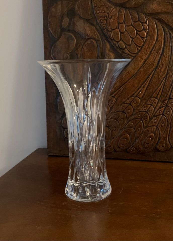 Vase Kristall große Tulpenvase Zierschliff Vintage 60er Nachtmann in Neu-Isenburg