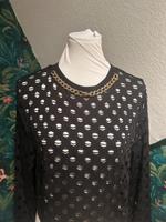 Netzshirt schwarz plus size Shirt fishnet Kette Nordrhein-Westfalen - Werdohl Vorschau