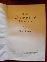 Mark Twain, Tom Sawyers Abenteuer, 1928 Bayern - Landshut Vorschau