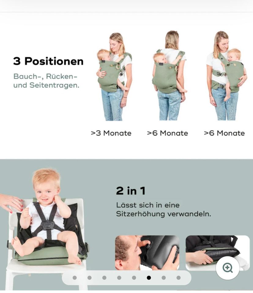 NEU Babytrage von Babymoov 2 in 1 in Berlin