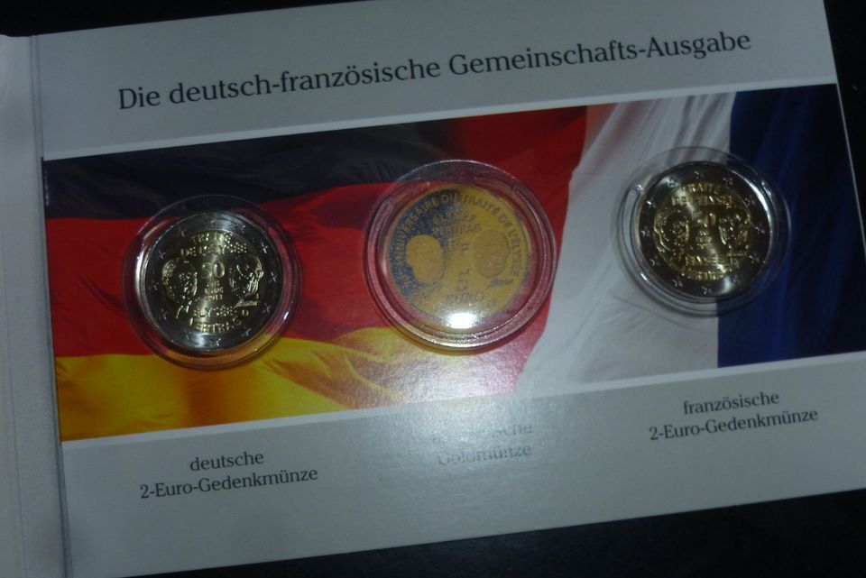 Privat  2 x 2  Euro Gedenkmünzen ,,Deutsche / Franz -Gemeinschaft in Landau in der Pfalz
