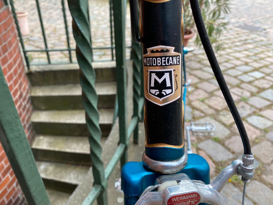 Vintage Rennrad Motobecane Rahmengr. 58cm hellblau, Single Speed in Berlin