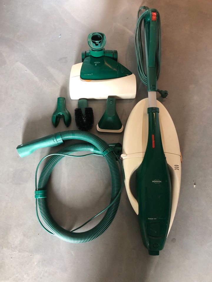 Vorwerk Kobold 131 mit Kobold EB 351, Zubehör und 25 Filtertüten in Gößweinstein