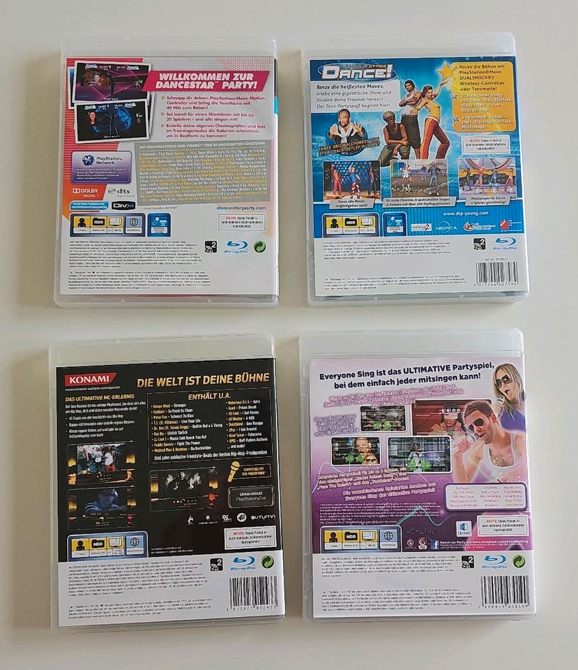 PS3 Dance Sing Tanz Singstar Spiele Sony PlayStation 3 Spiele in Kreuztal